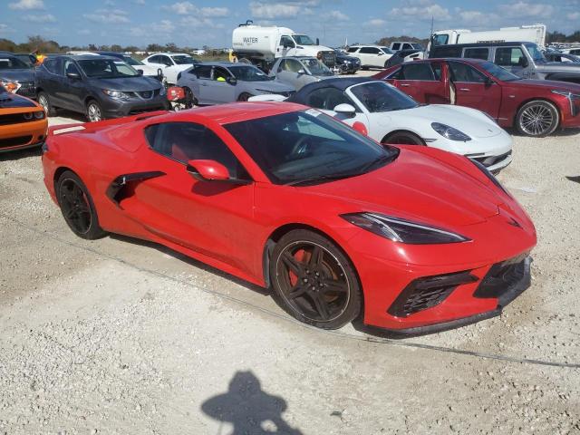 1G1Y62D44L5105117 - 2020 CHEVROLET CORVETTE STINGRAY 1LT RED photo 4