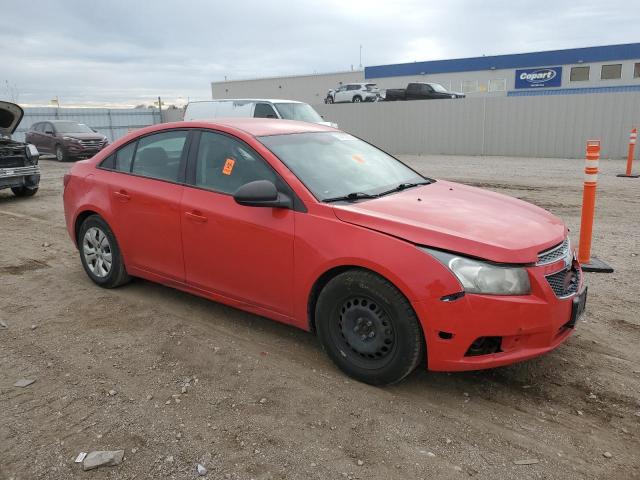 1G1PA5SH7E7179060 - 2014 CHEVROLET CRUZE LS RED photo 4