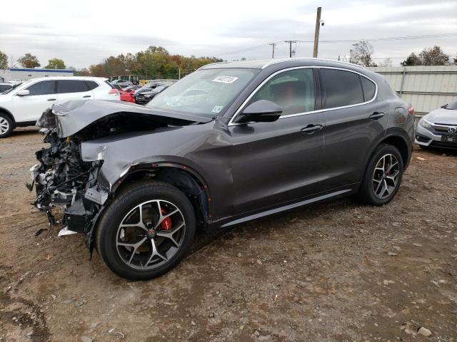 ZASPAKBN6M7D12487 - 2021 ALFA ROMEO STELVIO TI GRAY photo 1