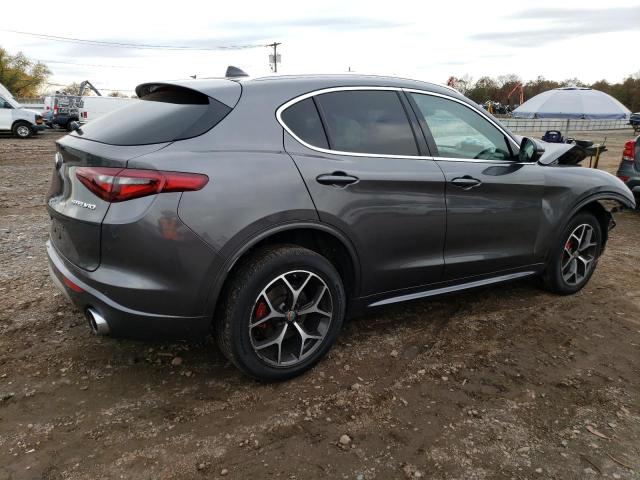 ZASPAKBN6M7D12487 - 2021 ALFA ROMEO STELVIO TI GRAY photo 3