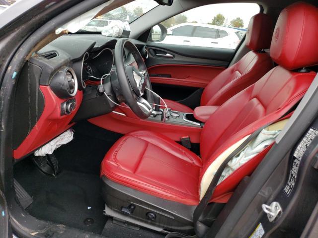 ZASPAKBN6M7D12487 - 2021 ALFA ROMEO STELVIO TI GRAY photo 7