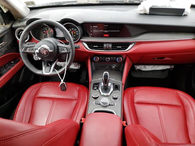 ZASPAKBN6M7D12487 - 2021 ALFA ROMEO STELVIO TI GRAY photo 8