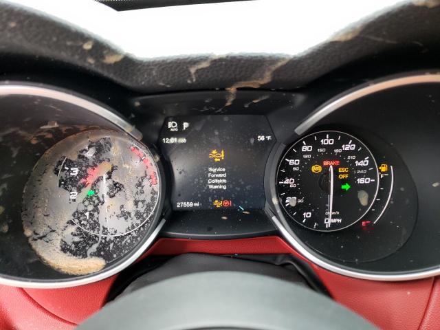 ZASPAKBN6M7D12487 - 2021 ALFA ROMEO STELVIO TI GRAY photo 9