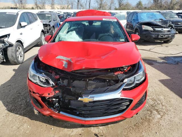 1G1BC5SM9K7140760 - 2019 CHEVROLET CRUZE LS RED photo 5