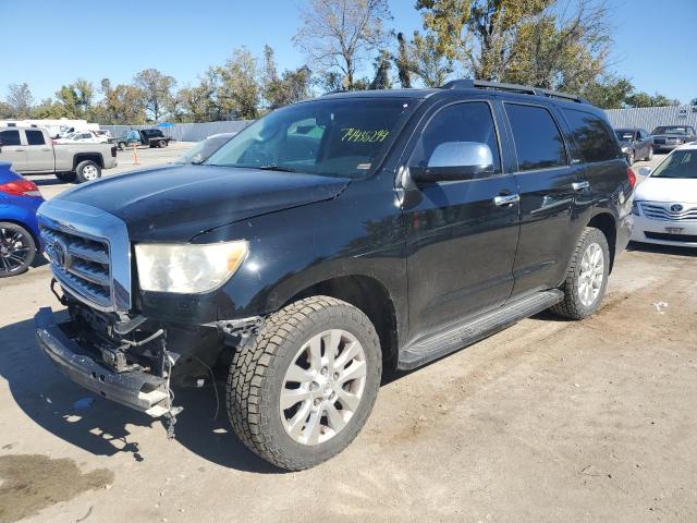 5TDDW5G1XAS026292 - 2010 TOYOTA SEQUOIA PLATINUM BLACK photo 1