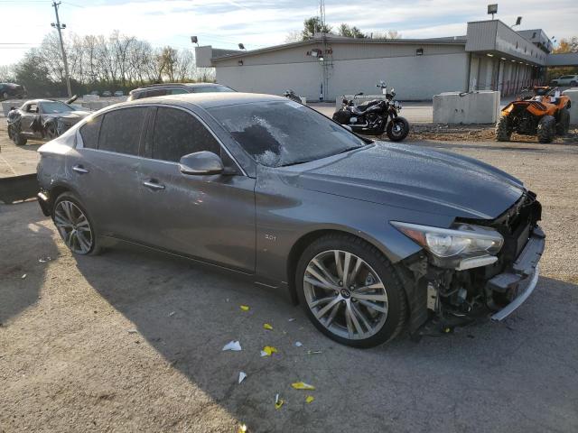 JN1EV7ARXJM437143 - 2018 INFINITI Q50 LUXE GRAY photo 4