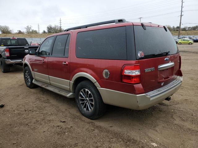 1FMFK185X8LA54227 - 2008 FORD EXPEDITION EL EDDIE BAUER RED photo 2