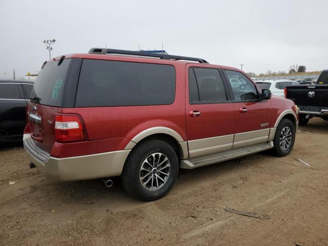 1FMFK185X8LA54227 - 2008 FORD EXPEDITION EL EDDIE BAUER RED photo 3