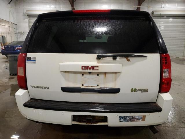 1GKFK13569R114499 - 2009 GMC YUKON HYBRID WHITE photo 6