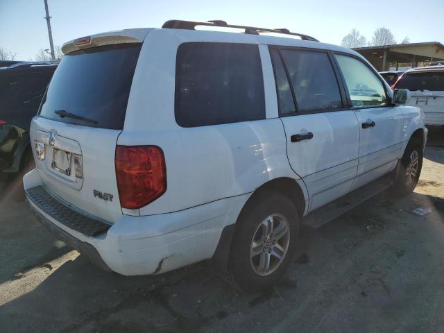 5FNYF18485B060633 - 2005 HONDA PILOT EX WHITE photo 3