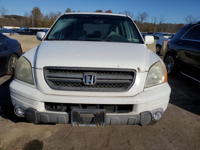 5FNYF18485B060633 - 2005 HONDA PILOT EX WHITE photo 5