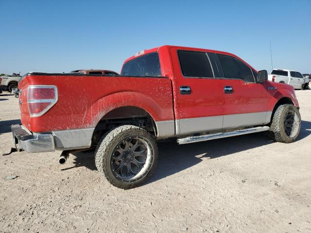 1FTEW1CM8DFD82077 - 2013 FORD F150 SUPERCREW RED photo 3