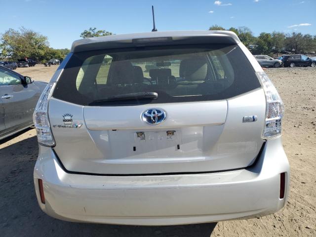 JTDZN3EU2EJ007362 - 2014 TOYOTA PRIUS V SILVER photo 6