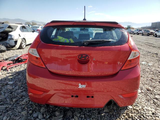 KMHCT5AE8DU059917 - 2013 HYUNDAI ACCENT GLS RED photo 6