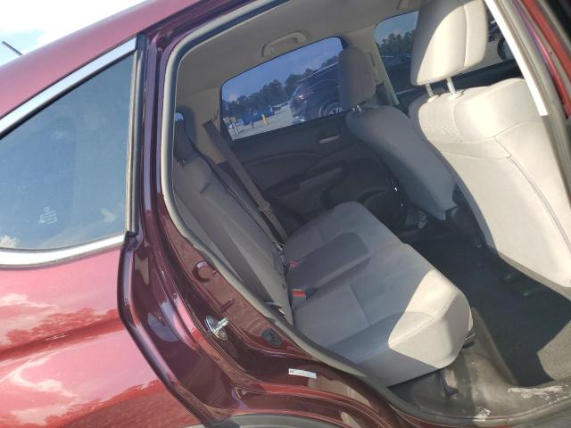 5J6RM4H32FL102595 - 2015 HONDA CR-V LX BURGUNDY photo 11