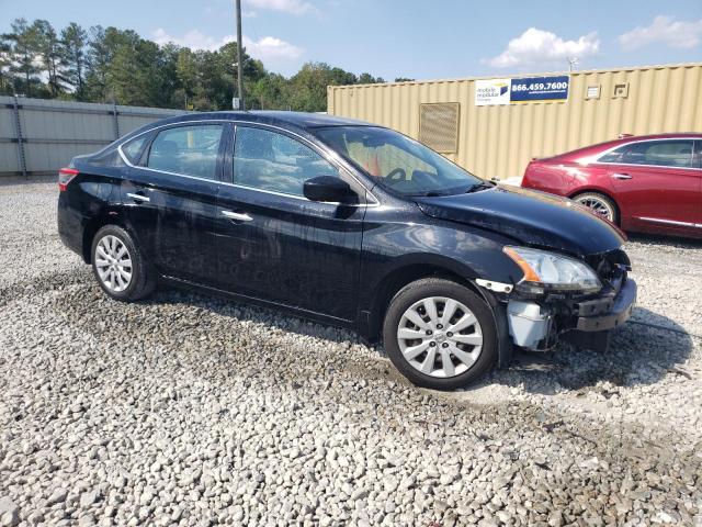 3N1AB7AP2FL687631 - 2015 NISSAN SENTRA S BLACK photo 4