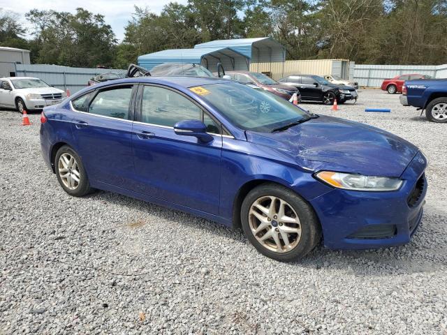 1FA6P0H7XG5114534 - 2016 FORD FUSION SE BLUE photo 4