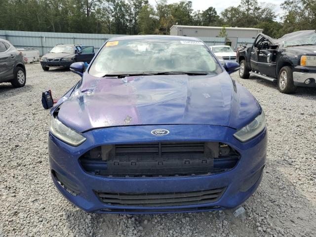 1FA6P0H7XG5114534 - 2016 FORD FUSION SE BLUE photo 5