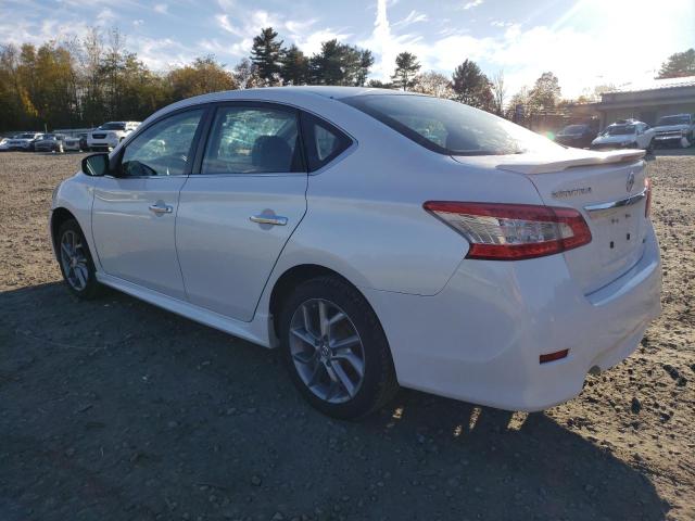 3N1AB7APXEY278701 - 2014 NISSAN SENTRA S WHITE photo 2