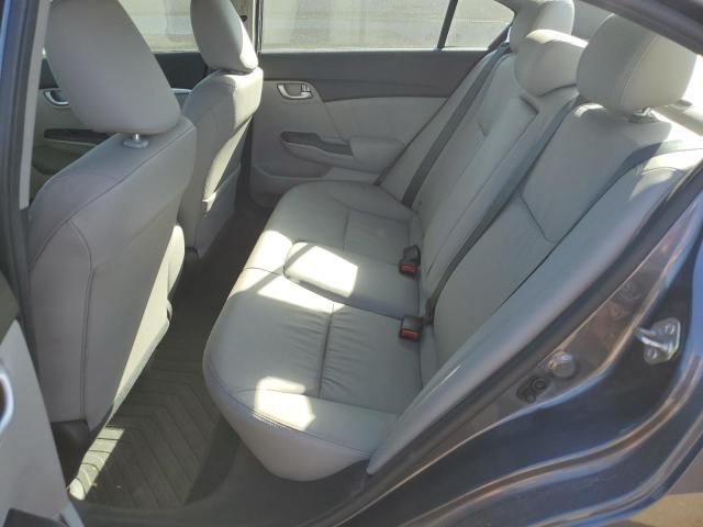 2HGFB2F94FH504756 - 2015 HONDA CIVIC EXL ლურჯი ფოტო 10