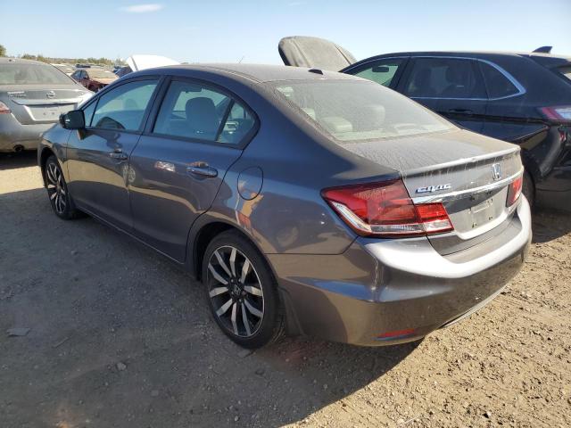 2HGFB2F94FH504756 - 2015 HONDA CIVIC EXL ლურჯი ფოტო 2