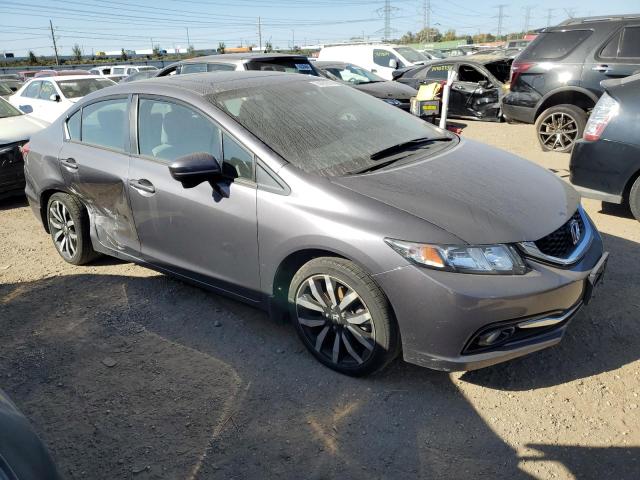 2HGFB2F94FH504756 - 2015 HONDA CIVIC EXL ლურჯი ფოტო 4