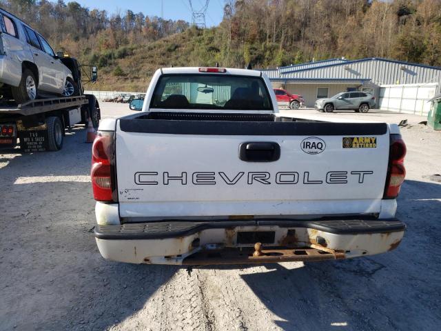 1GCEC14X47Z145316 - 2007 CHEVROLET SILVERADO C1500 CLASSIC WHITE photo 6