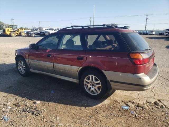 4S3BH675826608872 - 2002 SUBARU LEGACY OUTBACK AWP RED photo 2