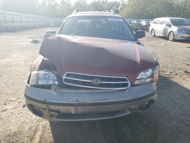 4S3BH675826608872 - 2002 SUBARU LEGACY OUTBACK AWP 红色 照片 5