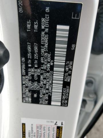 JTJDARDZ7M5020733 - 2021 LEXUS NX 300 BASE თეთრი ფოტო 14