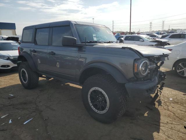 1FMDE5DH3NLB30243 - 2022 FORD BRONCO BASE GRAY photo 4