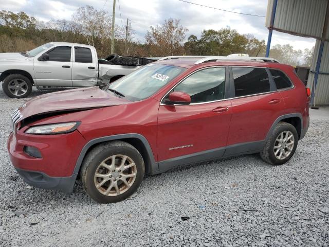 1C4PJLCS5EW117118 - 2014 JEEP CHEROKEE LATITUDE BURGUNDY photo 1