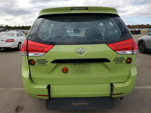 5TDZK3DC2ES489304 - 2014 TOYOTA SIENNA GREEN photo 6