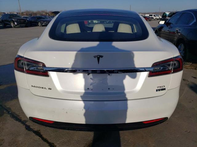 5YJSA1E28HF228699 - 2017 TESLA MODEL S WHITE photo 6