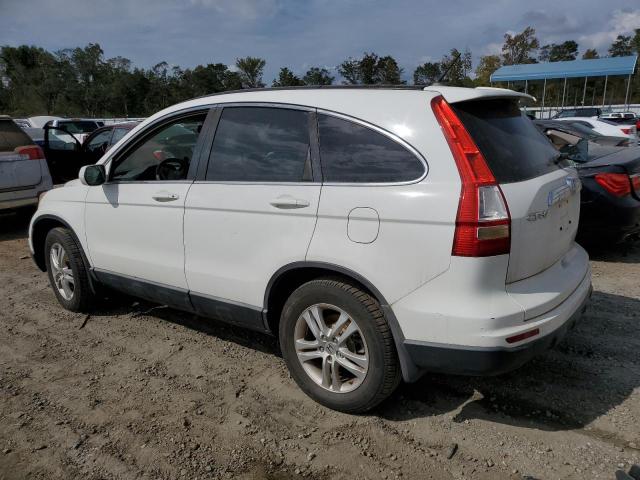 5J6RE3H76AL002938 - 2010 HONDA CR-V EXL WHITE photo 2