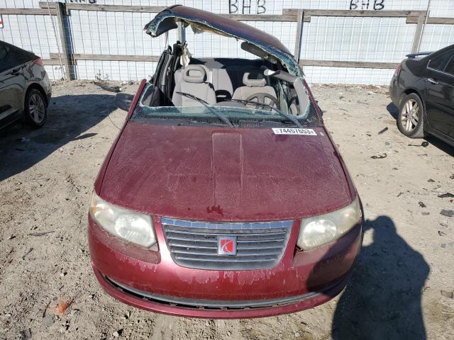 1G8AJ58F57Z103440 - 2007 SATURN ION LEVEL 2 栗色 照片 5