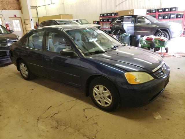 2HGES16523H599865 - 2003 HONDA CIVIC LX BLUE photo 4