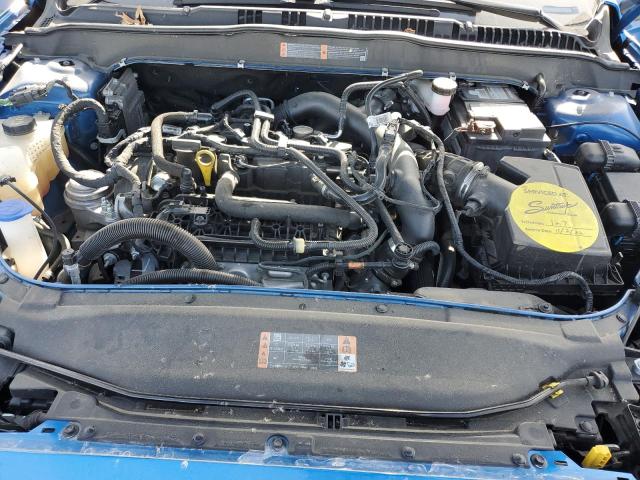 3FA6P0HD3LR110001 - 2020 FORD FUSION SE BLUE photo 11