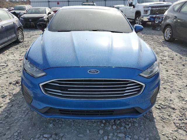 3FA6P0HD3LR110001 - 2020 FORD FUSION SE BLUE photo 5