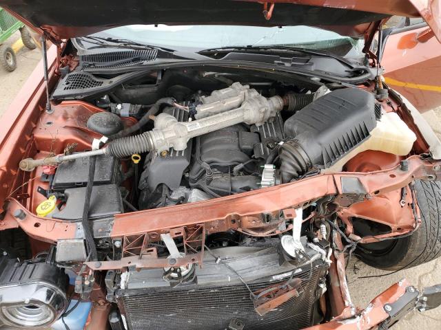 2C3CDZFJ5NH117859 - 2022 DODGE CHALLENGER R/T SCAT PACK ORANGE photo 11