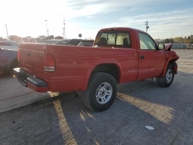 1B7GG36X82S601129 - 2002 DODGE DAKOTA SPORT RED photo 3