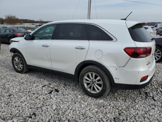 5XYPG4A37KG575591 - 2019 KIA SORENTO L WHITE photo 2