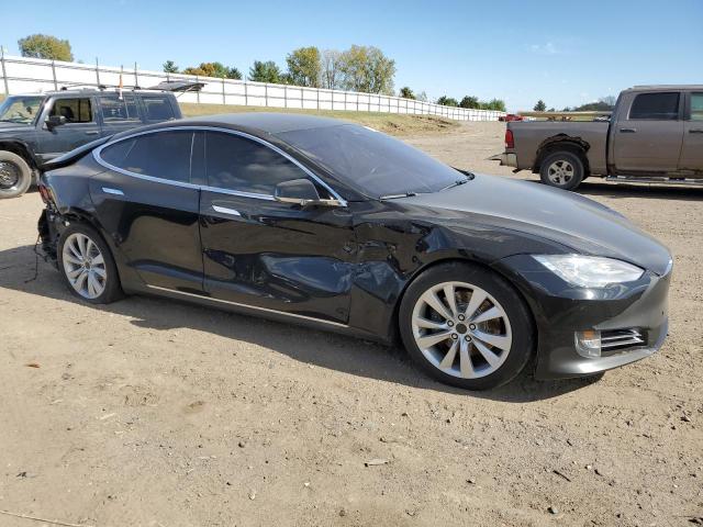 5YJSA1E25FF111790 - 2015 TESLA MODEL S BLACK photo 4