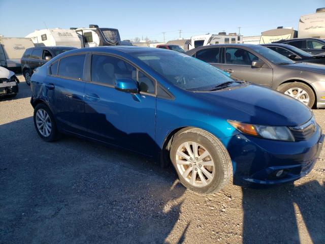 19XFB2F84CE041756 - 2012 HONDA CIVIC EX BLUE photo 4