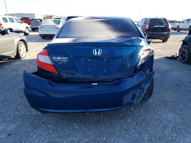 19XFB2F84CE041756 - 2012 HONDA CIVIC EX BLUE photo 6