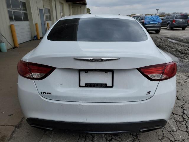 1C3CCCBB3FN756815 - 2015 CHRYSLER 200 S WHITE photo 6