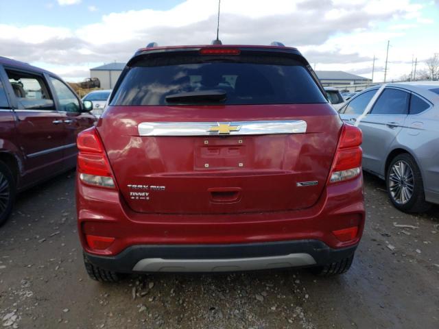 3GNCJRSB0JL175499 - 2018 CHEVROLET TRAX PREMIER BURGUNDY photo 6