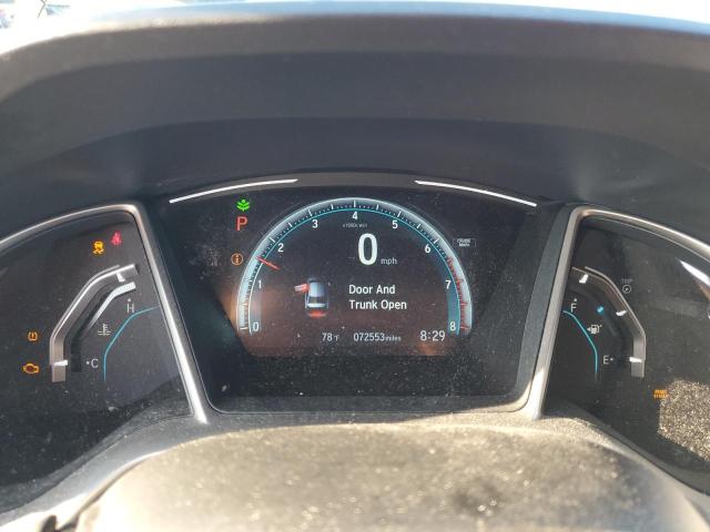 JHMFC1F79JX005779 - 2018 HONDA CIVIC EXL ვერცხლისფერი ფოტო 9