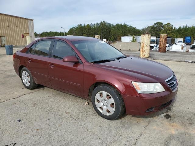 5NPET46C29H536597 - 2009 HYUNDAI SONATA GLS BURGUNDY photo 4