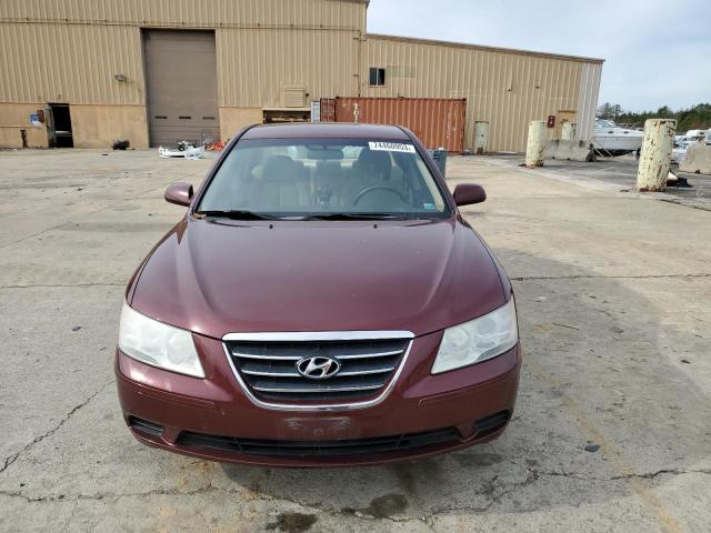 5NPET46C29H536597 - 2009 HYUNDAI SONATA GLS BURGUNDY photo 5